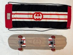 GUCCI Interlocking G Skateboard Wood Limited Edition Interior Decor