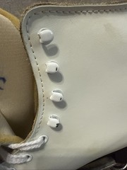 Vintage Roller Skates White Sure Grip Super X7 Size 10 Not Riedell? Pacer?