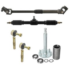 420mm 16.5″ Front Steering Gear Shaft Rack Pinion Tie Rod Ends Tricycle Quad UTV
