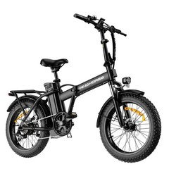 Windhorse W4A Black Folding Fat Tire Electric Bike 20in 983W 40-70Mi