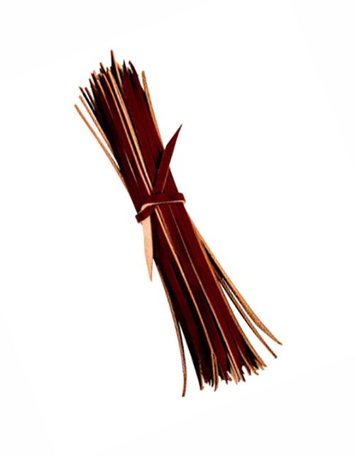 Horse 1′ L x 1/4″ W Pack of (12) Latigo Leather Saddle Strings 404RT15