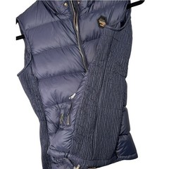 Samshield Chamonix Navy Puffer Vest Womens Small NWT Swarovski Crystal No Hood