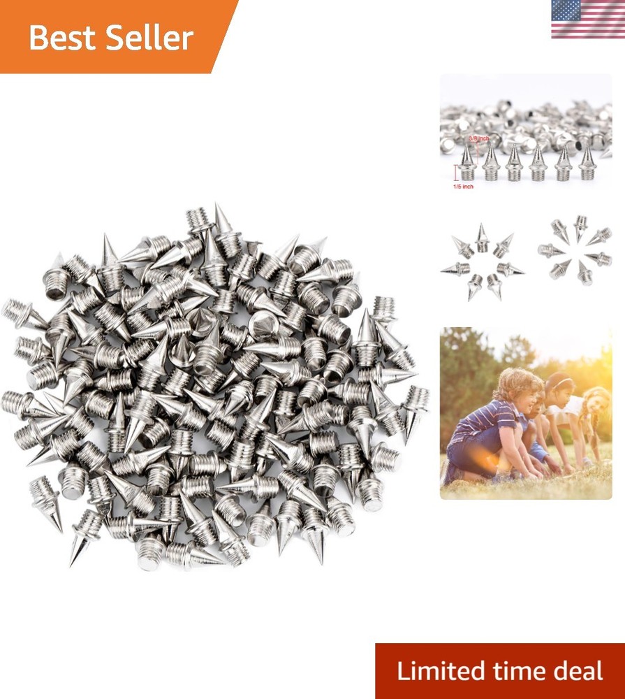 3/8 Inch Steel Replacement Spikes – 110 Count for Perfect Running Performance