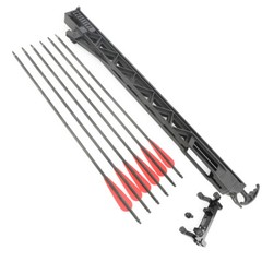 Archery Shooting Rapid Bow Shooter Launcher 6 Arrows Compound Recurve Bow Hunt