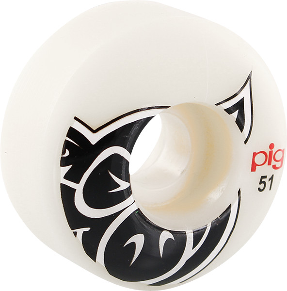 PIG HEAD NATURAL 51mm Skateboard Wheels
