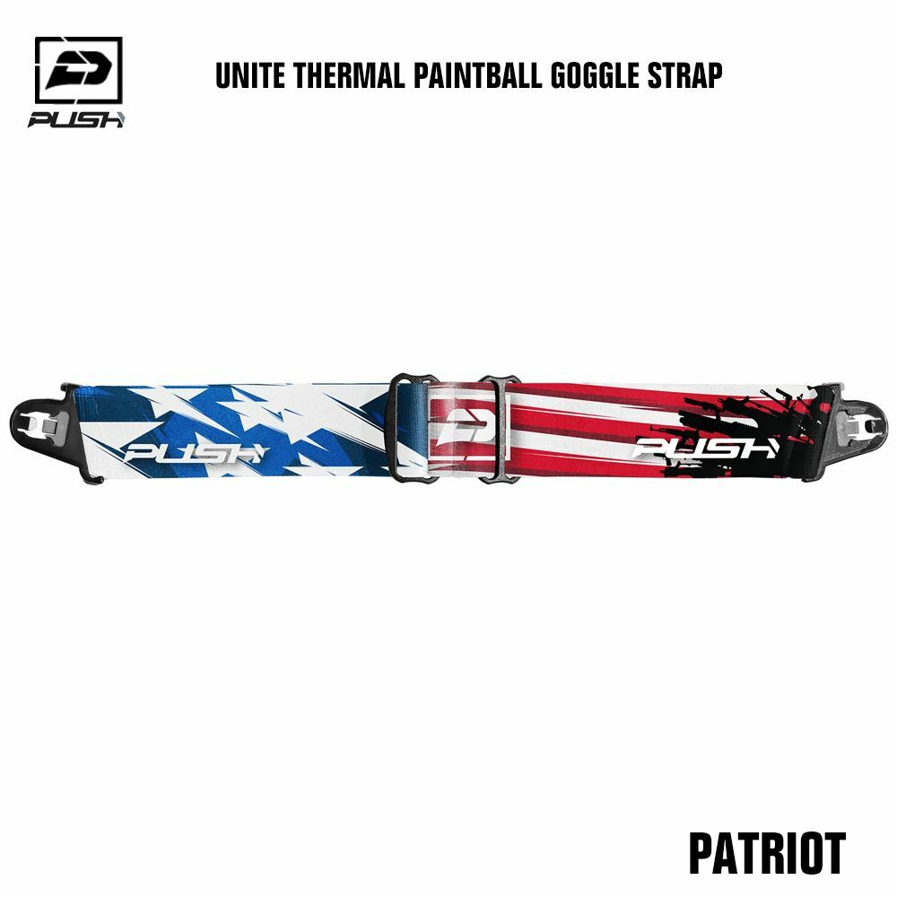 Push Unite Paintball Goggle Mask Strap – Patriot