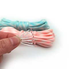 2 pcs 16 Ft Durable Glow in The Dark Rope. Great for Emergencies, Camping,