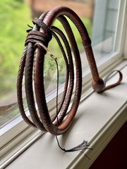 INDIANA JONES – F&G CUSTOMS 10-ft Kangaroo Bullwhip Cosplay ANY INDY FILM STYLE