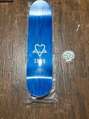 Bam Margera Heartagram Skateboard Deck Signed Autographed Purple New 8.25 Zero