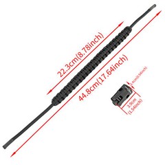Archery Quick Disconnect Wrist Sling Alloy Stabilizer Compound Bow Hunting