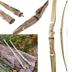 Archery Longbow Takedown Wooden 20-50lbs 60” 62″ 64″ Traditional Bow RH LH Hunt