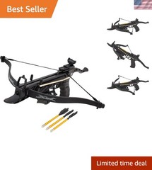 Cobra System Self-Cocking Crossbow 80 lbs 225 FPS – Arrows and Hardware Included