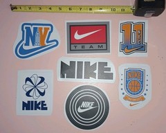 6 New VHTF RARE PROMO Lot Of Nike NYC Vinyl Stickers Authentic Rare Decal Logo
