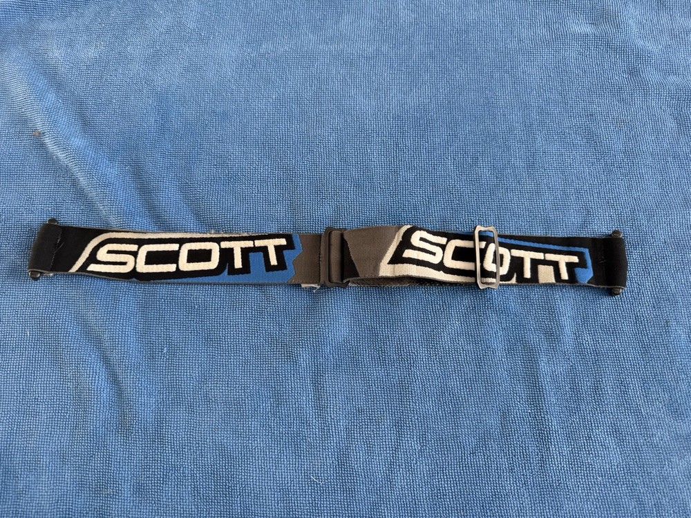 SCOTT PAINTBALL Goggle Strap – BLUE/BLACK/WHITE/GREY