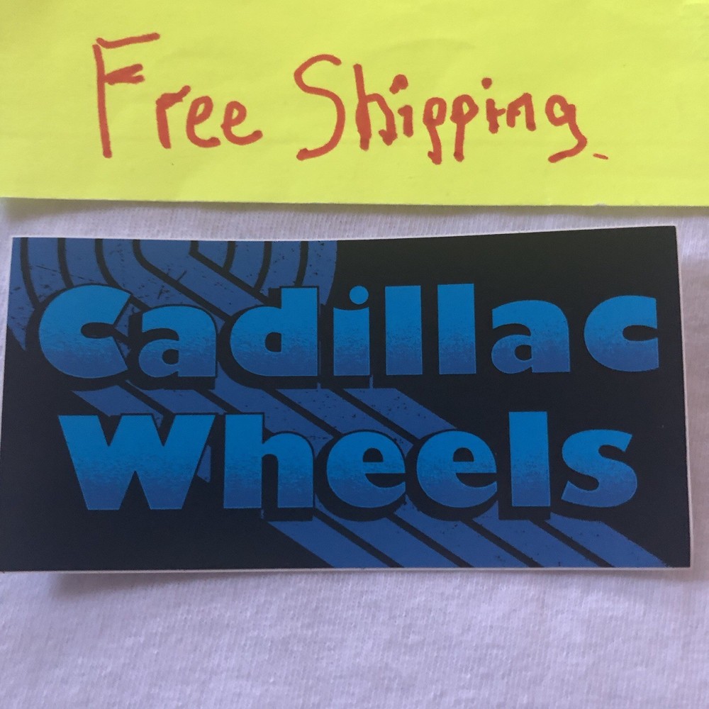 Cadillac Skateboard Sticker