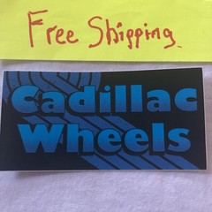 Cadillac Skateboard Sticker