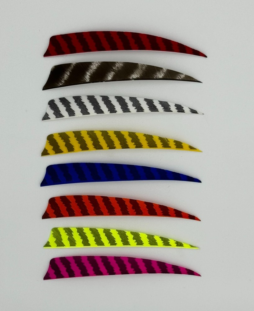 Stickbow Supplies Shield Cut – Left/Right Wing – 4 & 5 inch – Barred Feathers