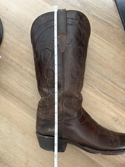 Lucchese Classics Brown Leather Western Cowboy Boots Men’s US Size 8.5 D