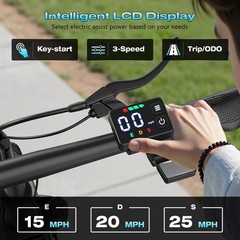 New Electric Scooter with Seat, Commuter Foldable, 1200W 13Ah Battery 25mph US