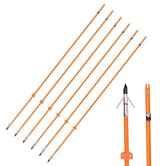 Elong Bow Fishing 32 Inch 5/16″ Hunting Arrows Archery Fiberglass Arrows with…