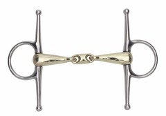 Copper Mouth Full Cheek Snaffle Bit, SS, 5″