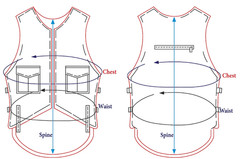 Custom Bull Riding Vest Durable Black Leather, Personalized Rodeo Gear