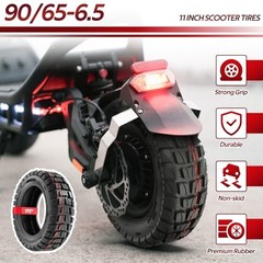 Motorcycle Electric Scooter Refitted 11-inch Tubeless Tyre 90/65-6.5 Thick