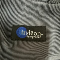Irideon Women’s Black Knee Patch Breeches Size L Cotton Blend Made in USA