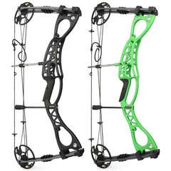 33″ Compound Bow Arrow Set Adjustable 0-70lb 320fps Archery Bow Hunt Shoot RH LH