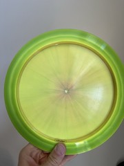 Discraft First Run ESP Zeus 173-174g Light Green Plate With Dark Green Rim
