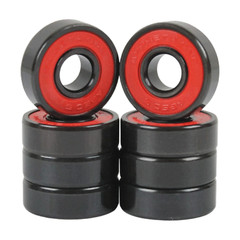 Skateboard Hardware Refresh Kit – Abec 5 Bearings, Risers, 1″ Hardware, Nuts