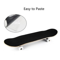 Skateboard Grip Tape 9″ x 33″ Non-Slip Griptape Coarse Grit Single Sheet (Bla…