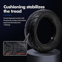 80/65-6 Tire & Inner Tube Electric Scooter 10 Inch Thick Pneumatic E-Bike Tyres