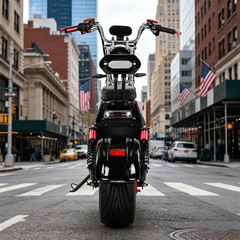 18 Inch Fat Tire Electric Scooter 4000W Motor Max Speed 40MPH Max Load 550 IBS