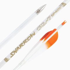 6X 32″ Pure Carbon Arrows SP500 Archery Feather Recurve Bow Hunting Target 003″