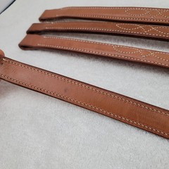 4 Western Headstall Brow Bands 16.5 x 1.13″ Loop 1.13″ Rawhide Embroidered New