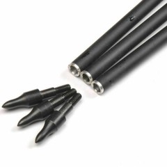 31″/33″ Spine500 Carbon Arrows with Real Turkey Feather For Compound Recurve Bow