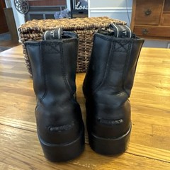 Ariat Women’s Heritage Zip Paddock Boots Black Leather Equestrian Riding 4