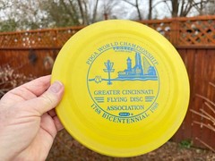 1988 (Innova Mold) (One of a Kind) Patent Disc Golf Innova Frisbee 91 Mold #6200