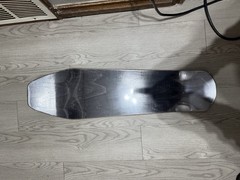 FATPOP Skateboard Deck Black/Yellow FATPOP Logo Graphic (Deck Only) coffin shape