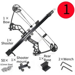 Compound Bow Set Rapid Bow Shooter Launcher 40-70lbs Adjustable Archery Hunting