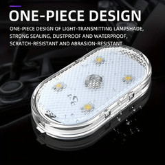 5PCS Rechargeable LED Skateboard Lights for Nighttime Glow and Decor
