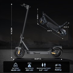 10inch Electric Scooter Adults 750W /1000W, 32/40 Miles Adult Electric Scooters