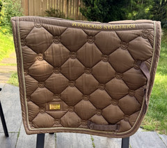 Equestrian Stockholm Classic Dressage Saddle Pad – Champagne – Size Full