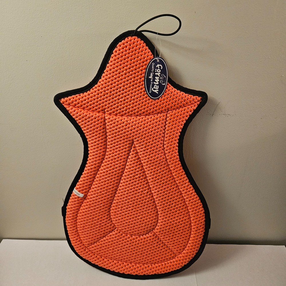 Formay Cushion Grip Saddle Seat Cover, Orange NEW 3/4″ x 24″ x 14.5″