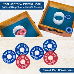 Washer Toss Game Outdoor Games Giant Yard & Lawn Games | Set of 2 Solid Targets