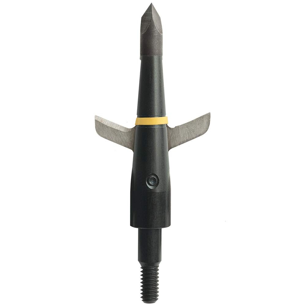 100 Grain 1.75-Inch Cut Broadhead (Set of 3), Large, Black