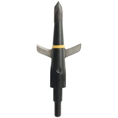 100 Grain 1.75-Inch Cut Broadhead (Set of 3), Large, Black