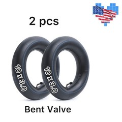2 Pcs Inner Tube 10×3.0 Bent Valve Heavy Duty Replacement For 255×80,80/65-6
