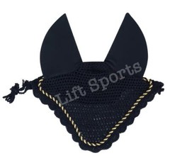 27 Colors Horse Fly Bonnet Ear Net Veil Mask Hood Hand Made Cotton Crochet New